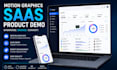 create motion graphics saas video, ai software saas demo video