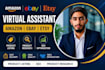 be your amazon, ebay and etsy virtual assistant