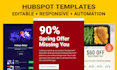 do hubspot email newsletter design and development