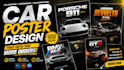design eye catching car poster designs