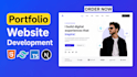 design and develop a professional portfolio website