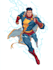 do a superhero comic illustration