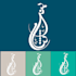 design beautiful arabic calligraphy name and logo