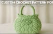 custom crochet pattern PDF with step by step instructions