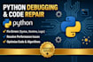 debug and fix your python code