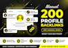 build 200 manual profile submission backlinks