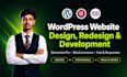 build or redesign a fast custom wordpress website with elementor pro