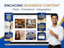 create professional google business posts and infographics