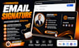 design professional clickable email signature for gmail