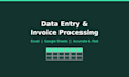 data entry and invoice processing in excel