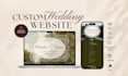 customize a luxury canva wedding website