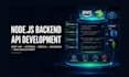 develop node js backend apis using express and nestjs