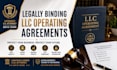 write a professional llc operating agreement for real estate and business