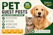 provide pet niche guest posts with SEO backlinks