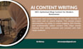 write ai content writing for your blog and website