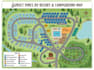 draw rv park map and campground map in vector illustrator