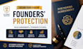draft a startup founders agreement with vesting equity terms