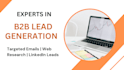 do b2b lead generation and web research