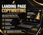 write high converting saas landing page copy