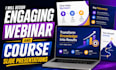 design engaging webinar and course slide presentations
