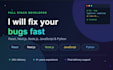 fix bugs in react nextjs nodejs javascript and python