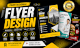 design  flyer, bifold, trifold brochure and poster