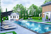 design your backyard pool, patio, and modern landscape