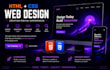 design and code modern responsive landing page HTML CSS