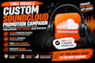 create a custom soundcloud promotion campaign