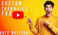 design amazing, professional and clickbait thumbnail