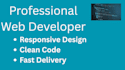 design responsive HTML CSS website