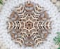 laser cut a name snow flake