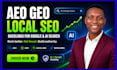 do on page SEO for ai websites, local aeo, GEO, and aeo optimization