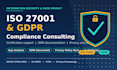 do iso 27001 certification, gdpr compliance and privacy policy