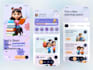 develop ai learning app, ai language app, kid learning app, udemy clone app