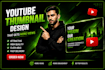 design professional youtube thumbnails using canva