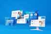 design a modern investor pitch deck or company presentation