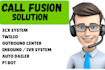 build inbound and outbound voip call center solutions