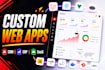 develop custom laravel web application, CRM, erp and saas
