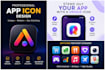 design a unique apps and web icons