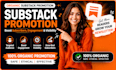 organic substack page link newsletter promotion to boost subscribers engagement