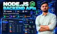 develop node js backend apis with postgresql
