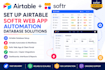set up airtable softr airtable automation airtable database softr webapp
