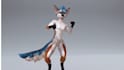 custom furry vrchat avatar with full body tracking sfw fursona unity 3d model