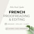 proofread and edit your french text