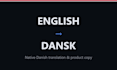 translate english product descriptions into danish