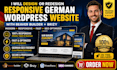 design, redesign responsive german wordpress website with beaver builder, brizy