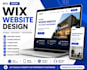 build wix website, redesign wix website and wix website design
