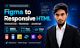 develop a responsive website using HTML CSS tailwind CSS js