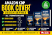 design amazon KDP ebook, paperback and hardcover book covers